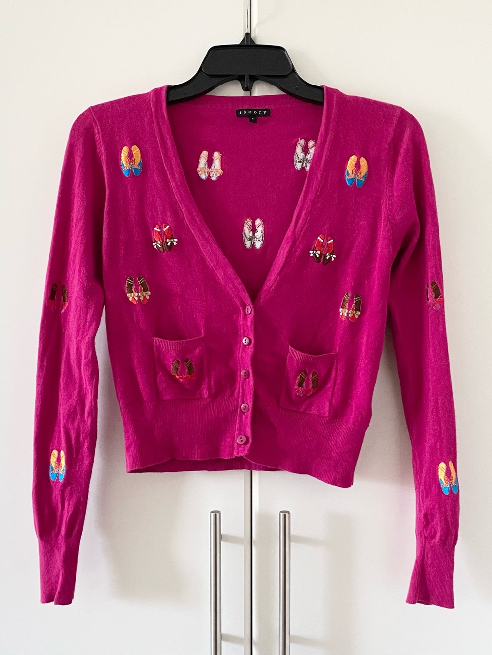 Theory Silk Blend Cardigan